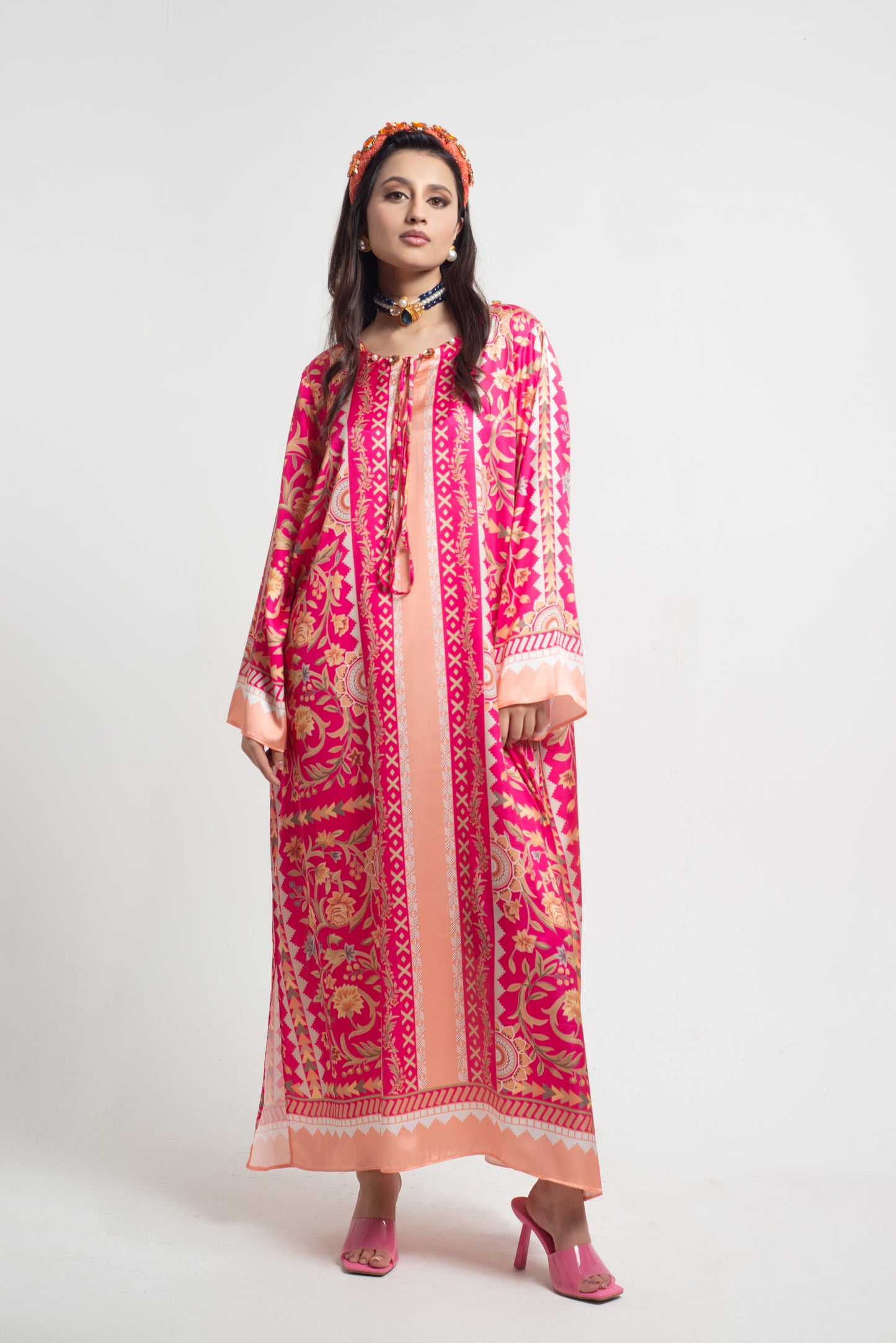 HOT PINK KAFTAN