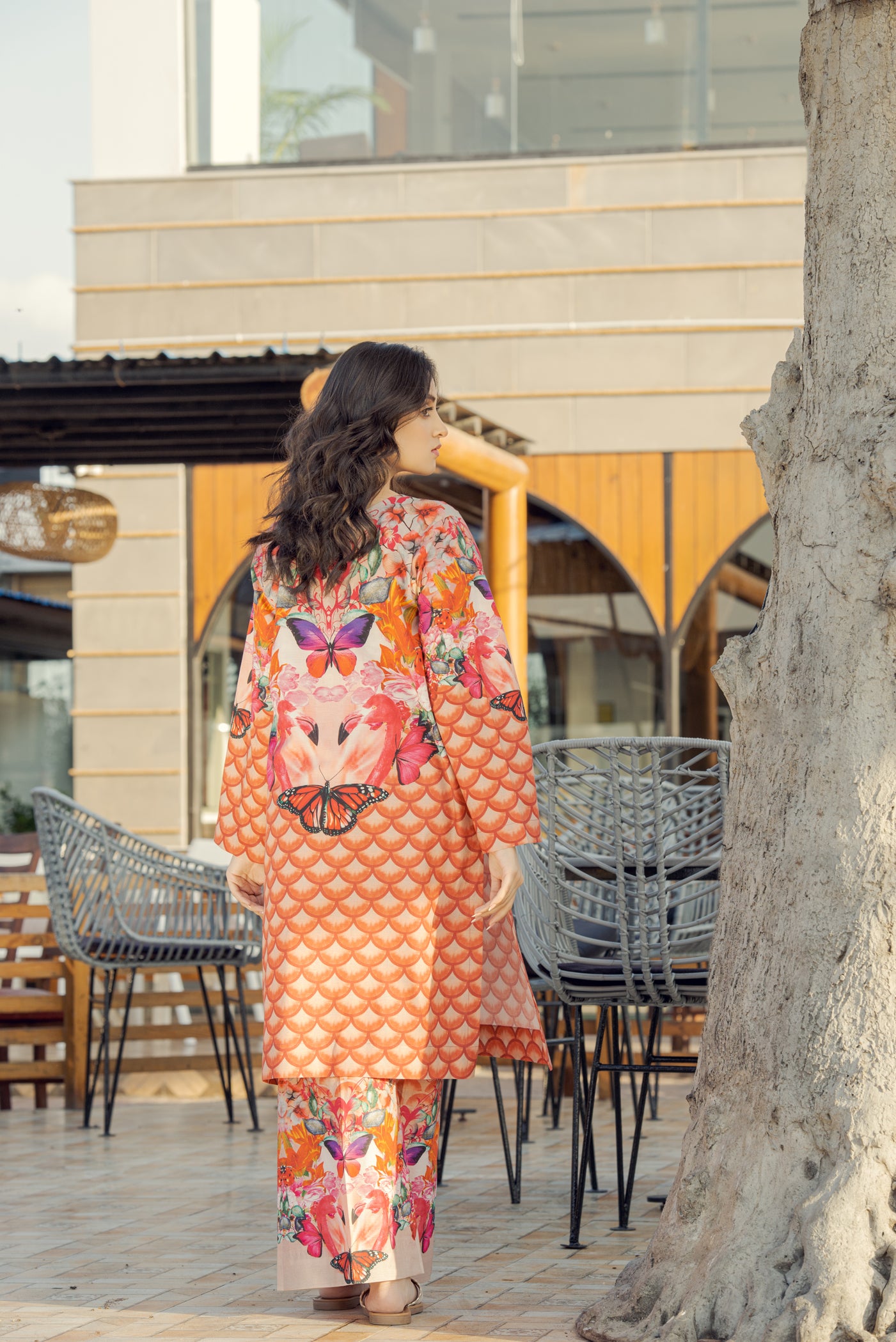 PRINTED MULTI-COLOR SHIRT AND TROUSER